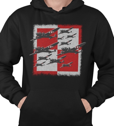 BLUZA Z KAPTUREM PATRIOTYCZNI 303